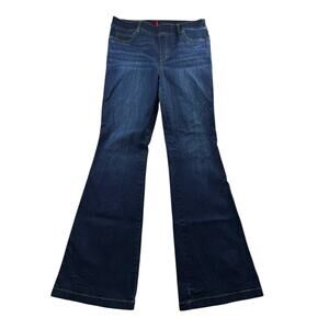 Spanx Flare Jeans Womens Size XL High Rise Dark Blue Denim 20327R